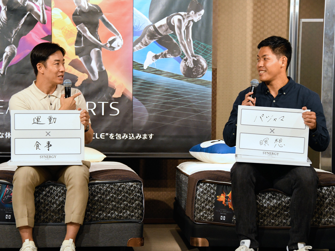 斎藤佑樹さん、丸尾崇真さん
