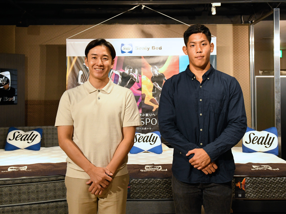 斎藤佑樹さん、丸尾崇真さん