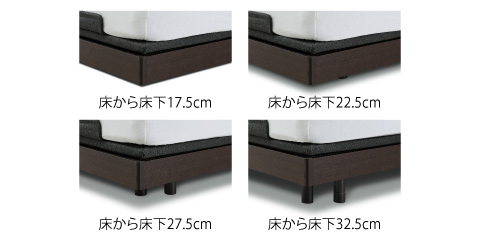 ベッドフレーム脚
